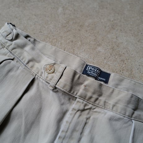 [W32] POLO CHINO GURKHA SHORTS 2tuck_80s vintage