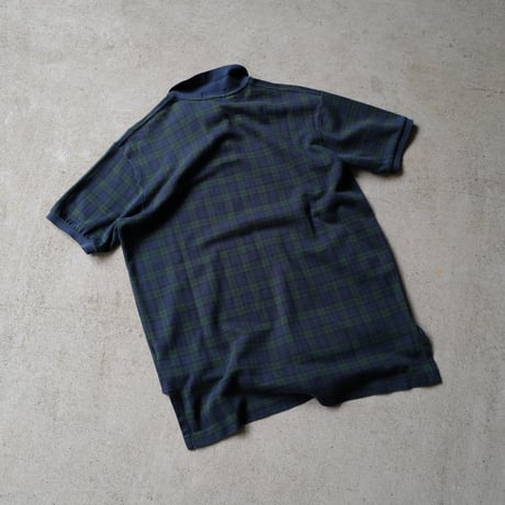 ［L］POLO SHIRT_MADE IN USA_80-90s vintage_green/navy