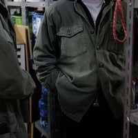 ［XXL (17 1/2)］USARMY Olive Green Shirts_Cotton100_no.6