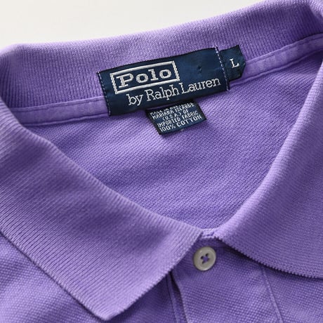 ［L］POLO SHIRT_MADE IN USA_80-90s vintage_no.8