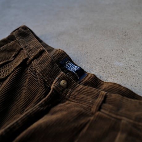 [W34 L30] VINTAGE POLO CORDUROY 2tuck PANTS_no.5
