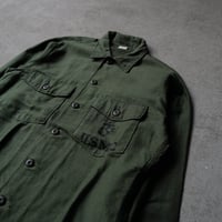 ［15 (1/2)］USMC Olive Green Shirts_Cotton 100_no.30