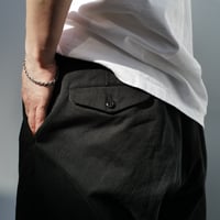 [anytee classics] Officer Pants_Black Chino