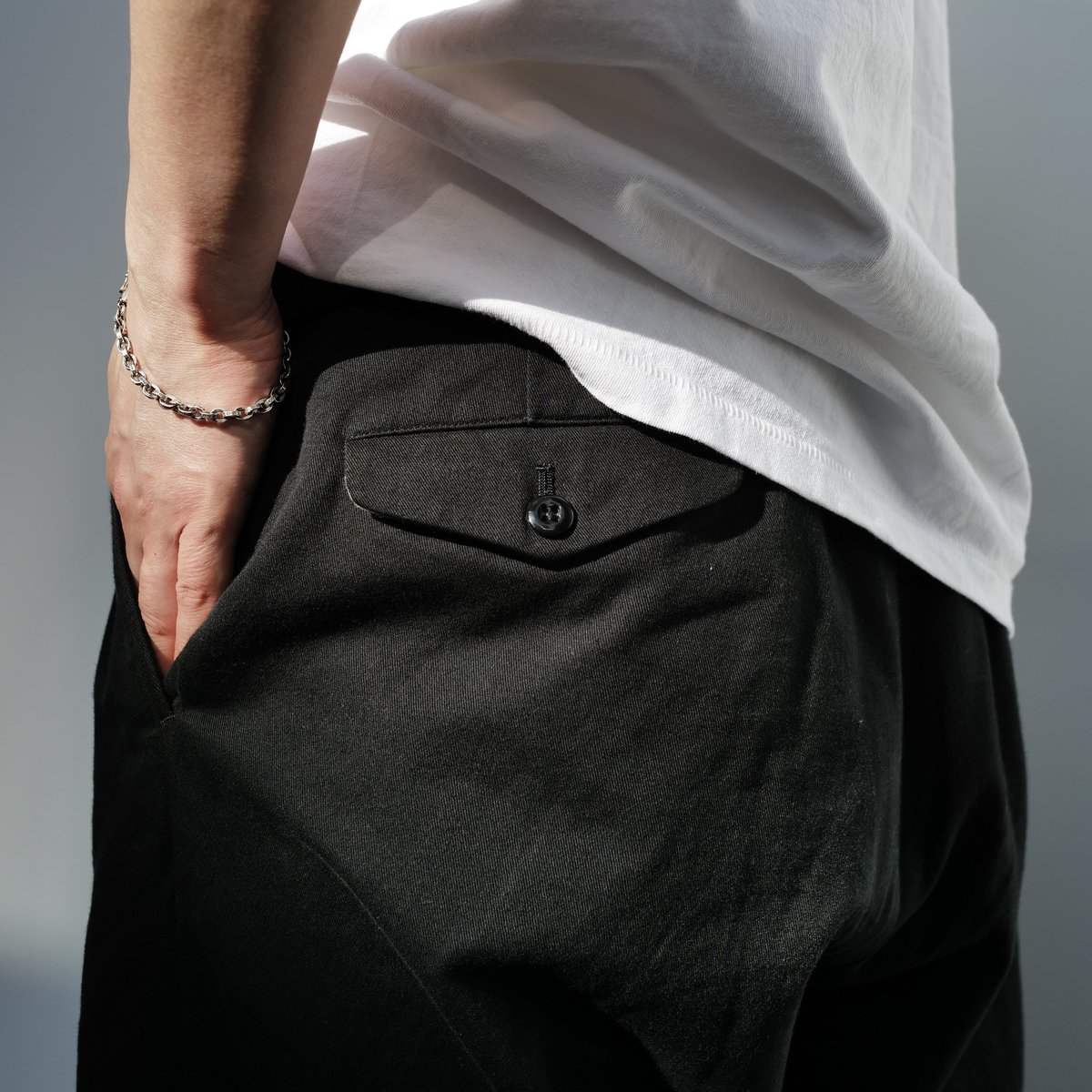 パンツ anytee classics Officer Pants BlackChino anytee classics] Officer Pants_Black Chino | a
