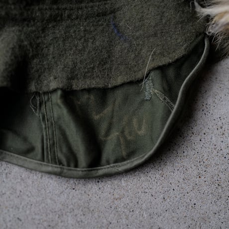 ［Free size］m51_first model_coyote fur hood_no.2
