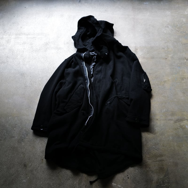 本日限りanytee 縮絨　Felted M48 M65スーパーブラック special edition］ Felted M48 parka | anytee