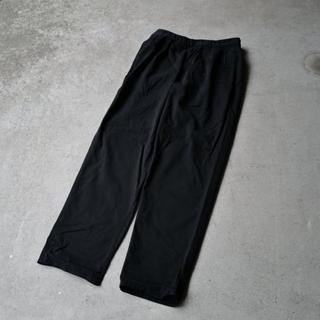 [W36 L35] Super Black_VINTAGE POLO CHINO 2tuck Pants_no.7