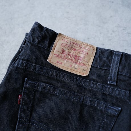 [W36 L30] 505_90s_Levi's  Sulfur Black_no.1