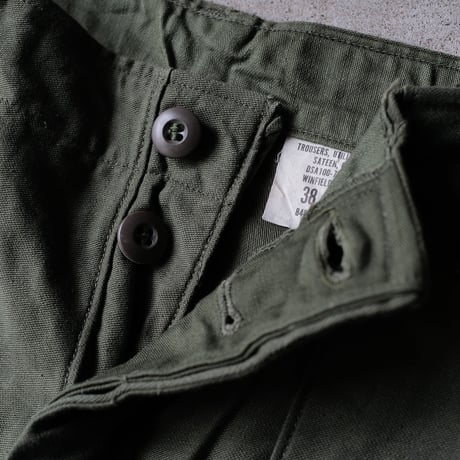 ［38×30］USARMY OG-107 Trousers_deadstock_Mismatched belt loops type_no.27