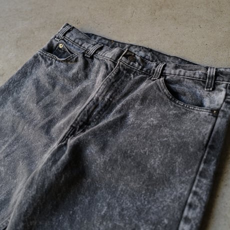 ［W36 L32］Levi's 505 Acid Wash Black