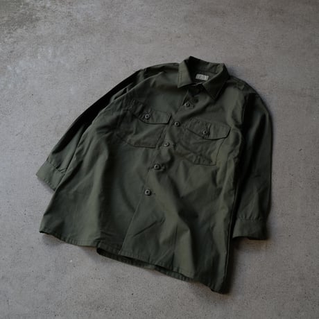 ［17 1/2 XXL fit］USARMY Olive Green "BIG" Shirt_deadstock_no.13