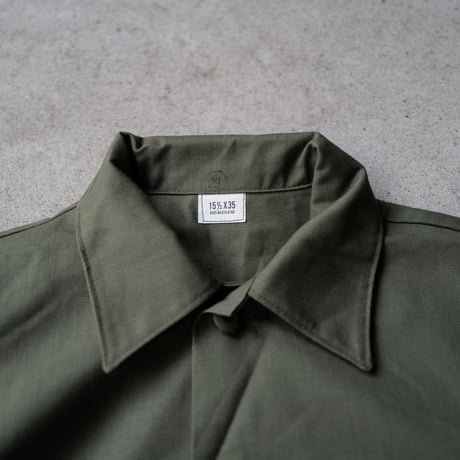 ［L (15 1/2)］USARMY Olive Green Shirts_deadstock_no.10