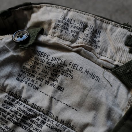 ［S-Regular］USARMY M-51 Trousers_deadstock_no.10