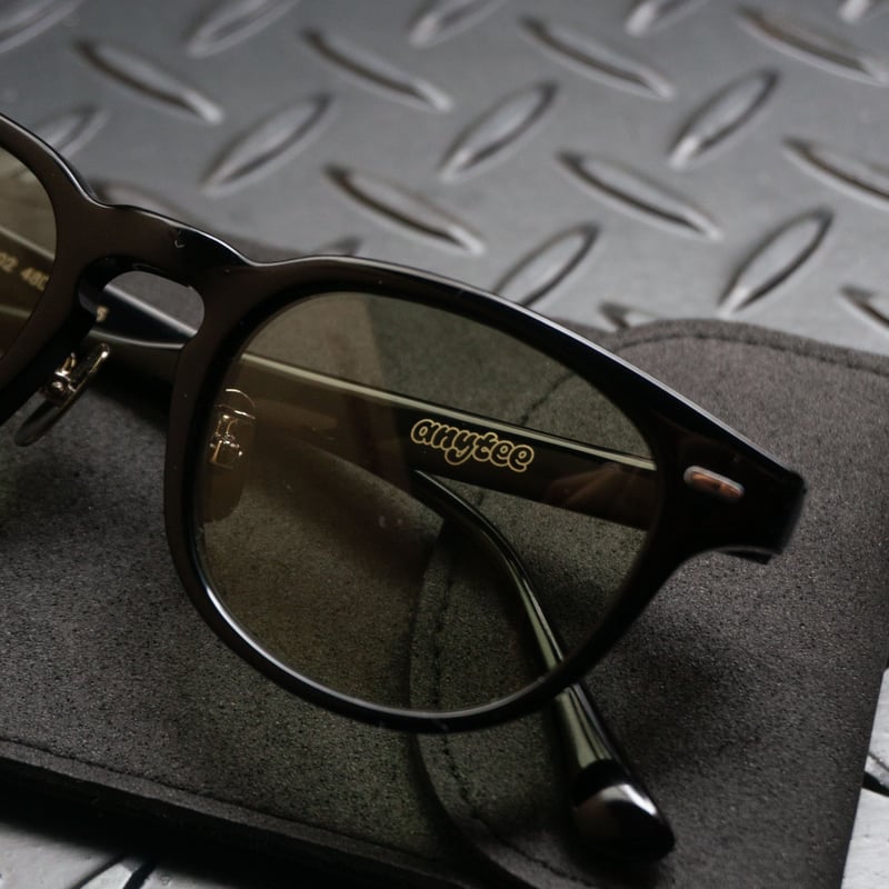 anytee classics] Celluloid Eyegear_Black×Brown