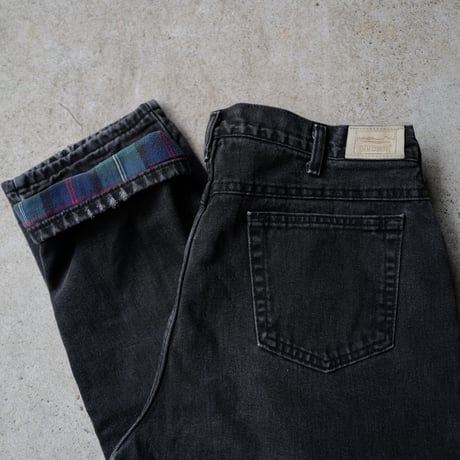 [W36 L33] L.L.Bean_Sulfur Black with Check_90s_no.3