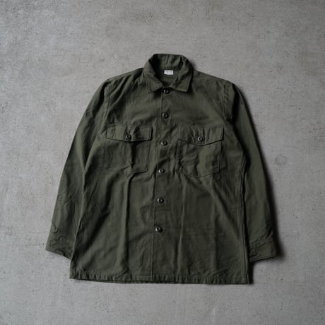 ［15 (1/2)］USARMY Olive Green Shirts_Cotton 100_deadstock_no.26