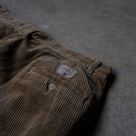[W34 L29] VINTAGE POLO CORDUROY 2tuck PANTS_Military Color_no.6