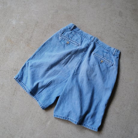 [W32] POLO DENIM SHORTS 2tuck_80-90s vintage