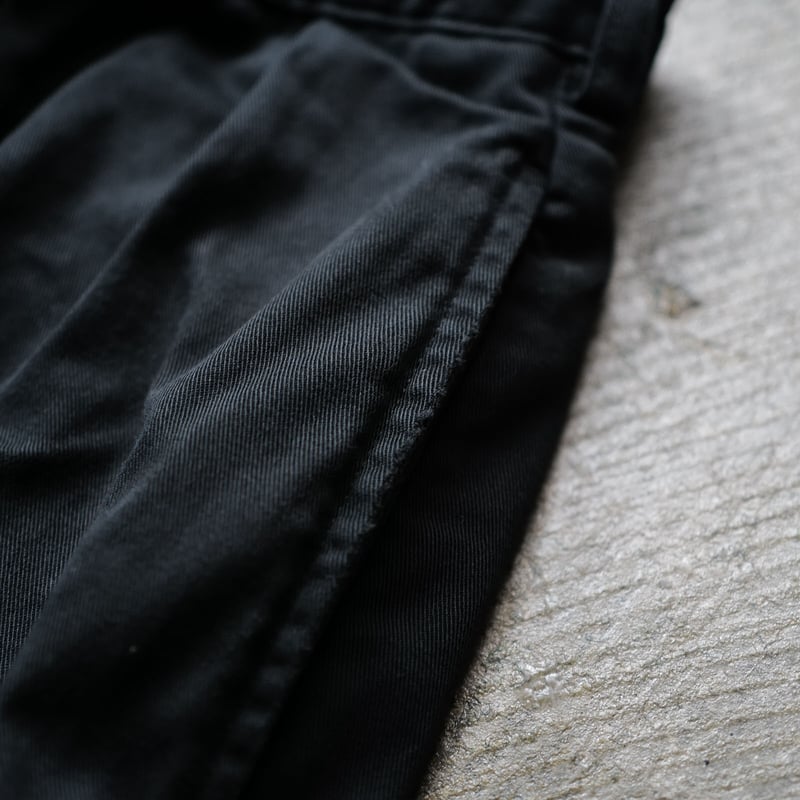 W36 L30］Super Black_BIG CHINO PANTS by Polo Ra