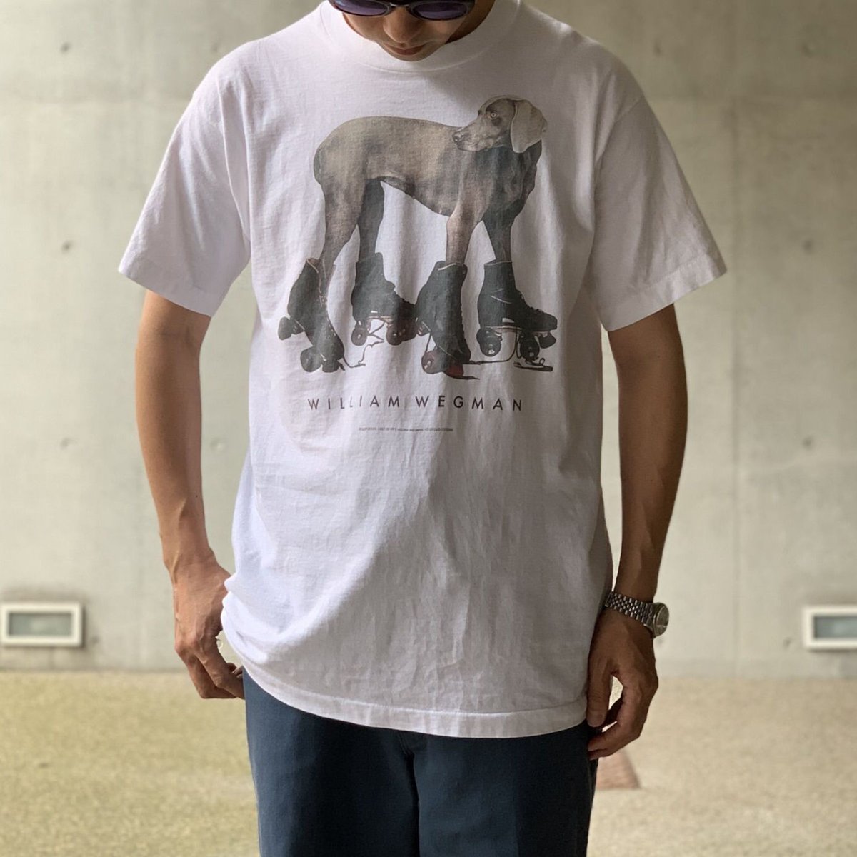 L］Dog Tee_William Wegman_90s vintage | anytee