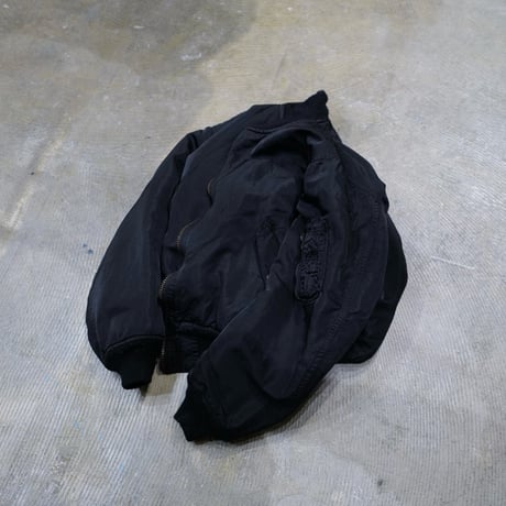 "Super Black" Shrink MA-1_Black Rib