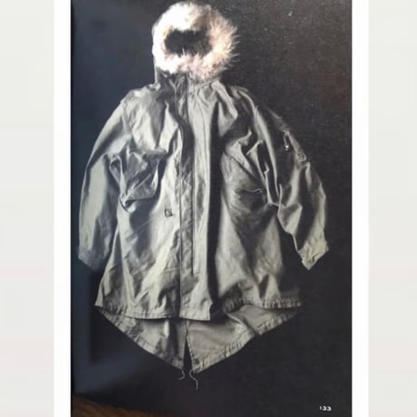 ［L］m48 parka with stencil