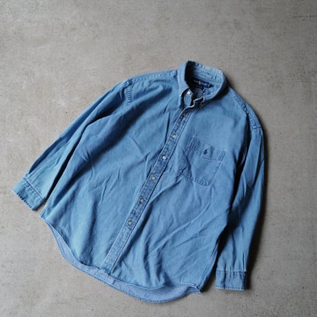 ［XL］BIG SHIRT by Ralph Lauren_denim_90s vintage_no.2