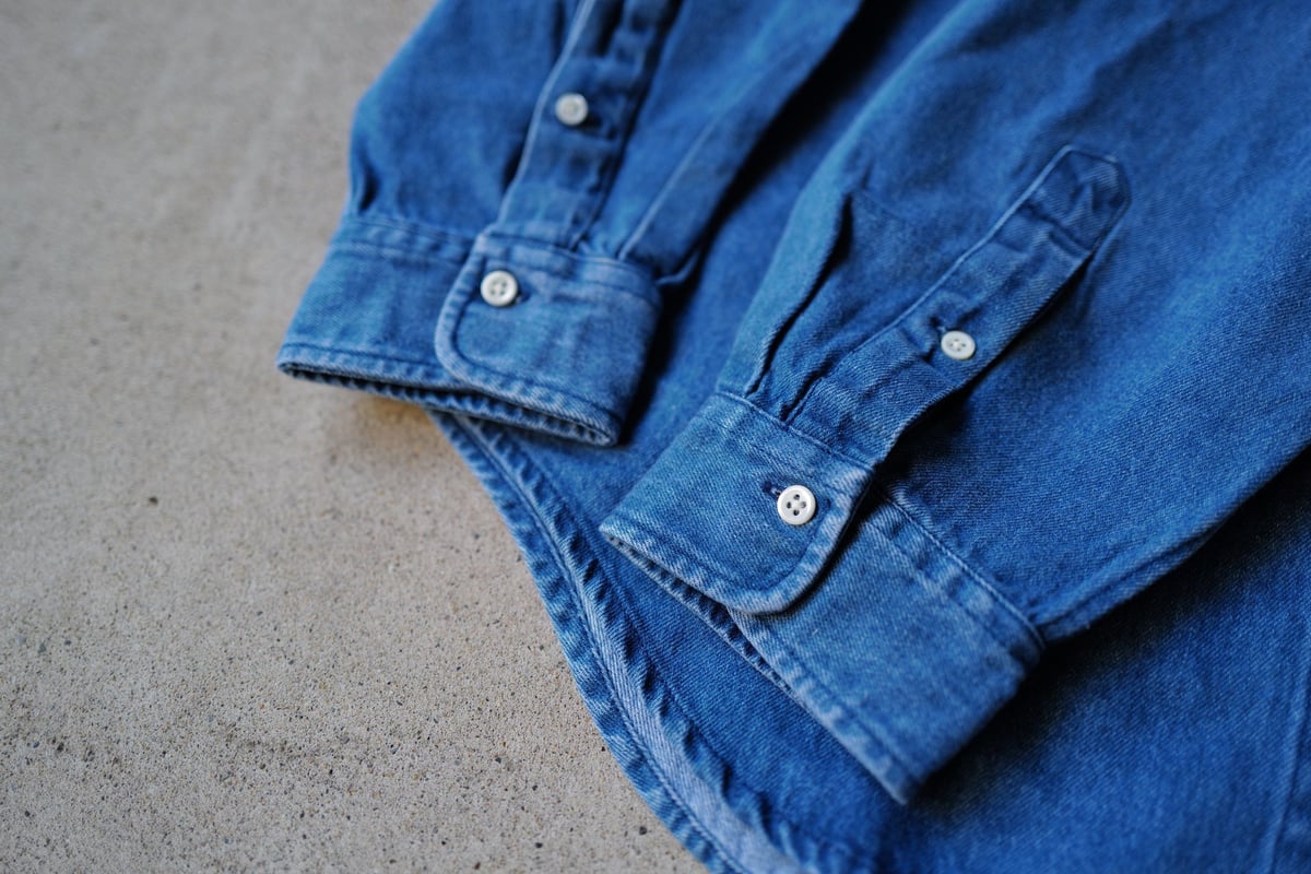 美品　POLO COUNTRY ポロカントリー　デニムシャツ　ポニー刺繍　L 美品 POLO COUNTRY ポロカントリー デニムシャツ ポニー刺繍 L - メルカリ