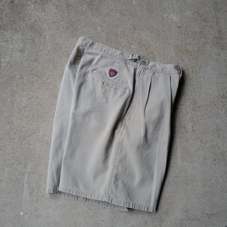[W32] POLO CHINO GURKHA SHORTS 2tuck_80s vintage