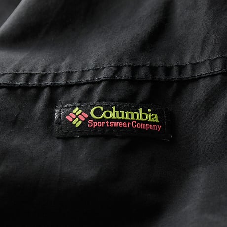 [L] Old Columbia 90s deadstock Black × Mint × Pink