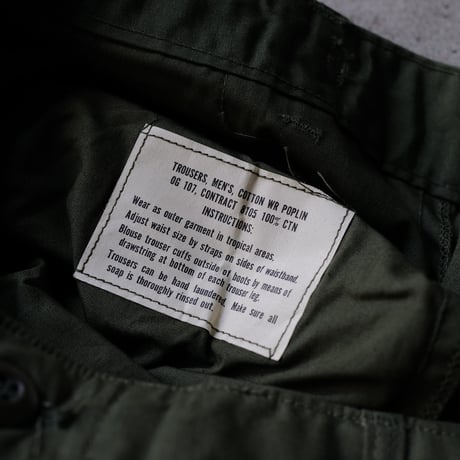 ［L-Regular］USARMY Jungle Fatigue Pants_3rd_deadstock_no.34