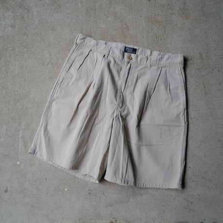 [W36] POLO CHINO 2tuck shorts_made in USA_80-90s vintage_no.35