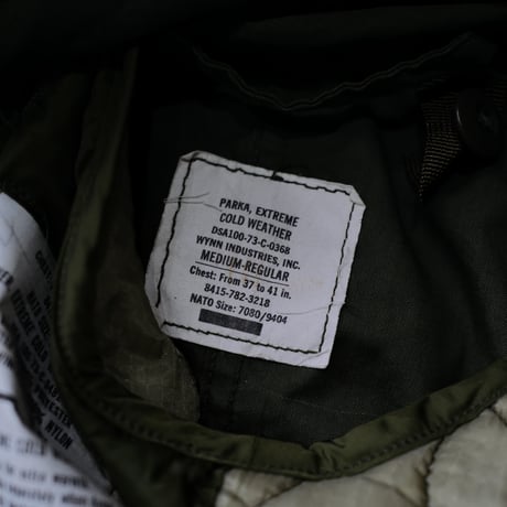 ［M］m65 parka_Mini tag model_fullset_deadstock_no.5