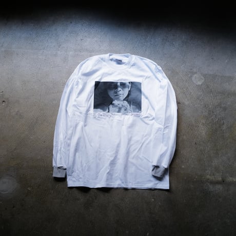 [anytee classics] Girls' Photo Long Tee_Gray rib