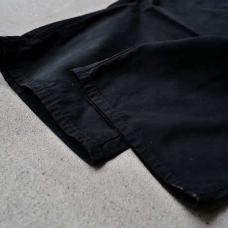 [W35 L30] Super Black_VINTAGE POLO CHINO 2tuck Pants_no.1
