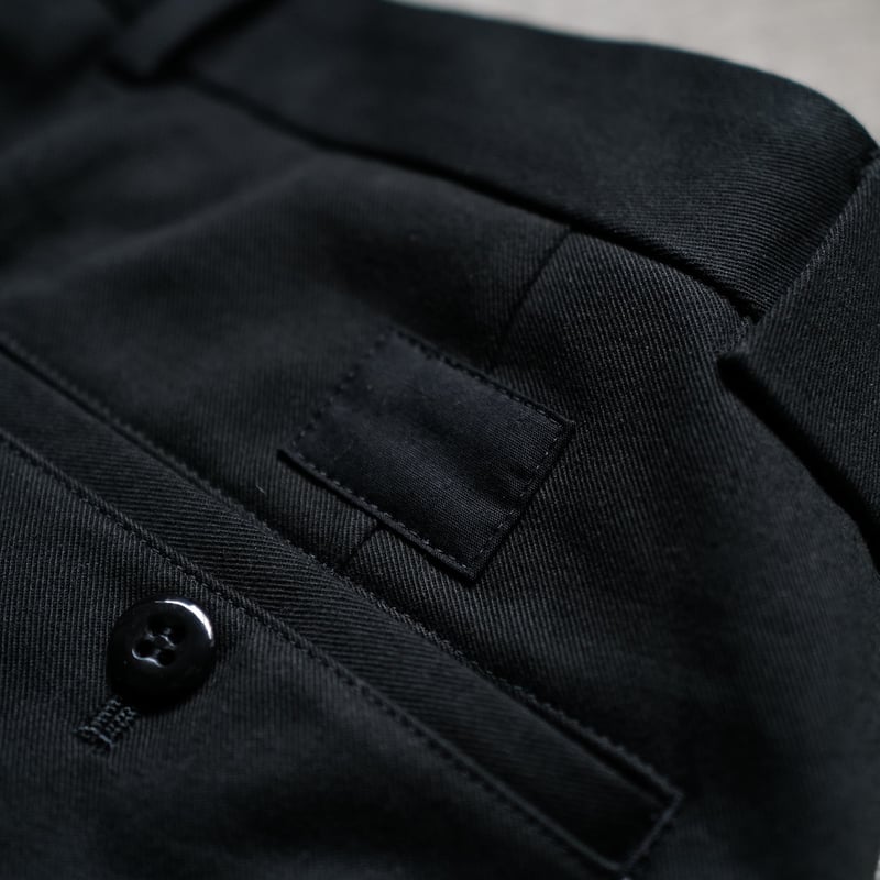 anyteeオリジナル Officer Pants Black Chino anytee classics] Officer Pants_Black Chino | a