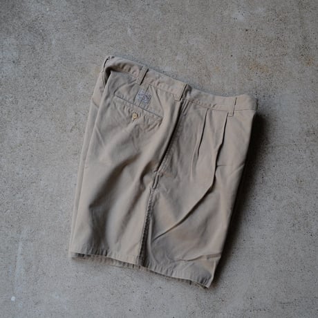 [W34] POLO CHINO SHORTS 2tuck_80-90s vintage