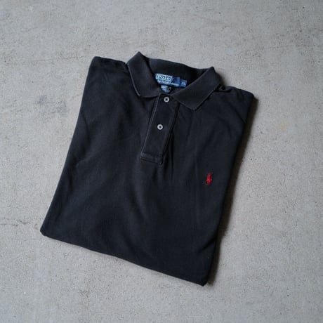［XL］POLO SHIRT_MADE IN USA_80-90s vintage_no.1