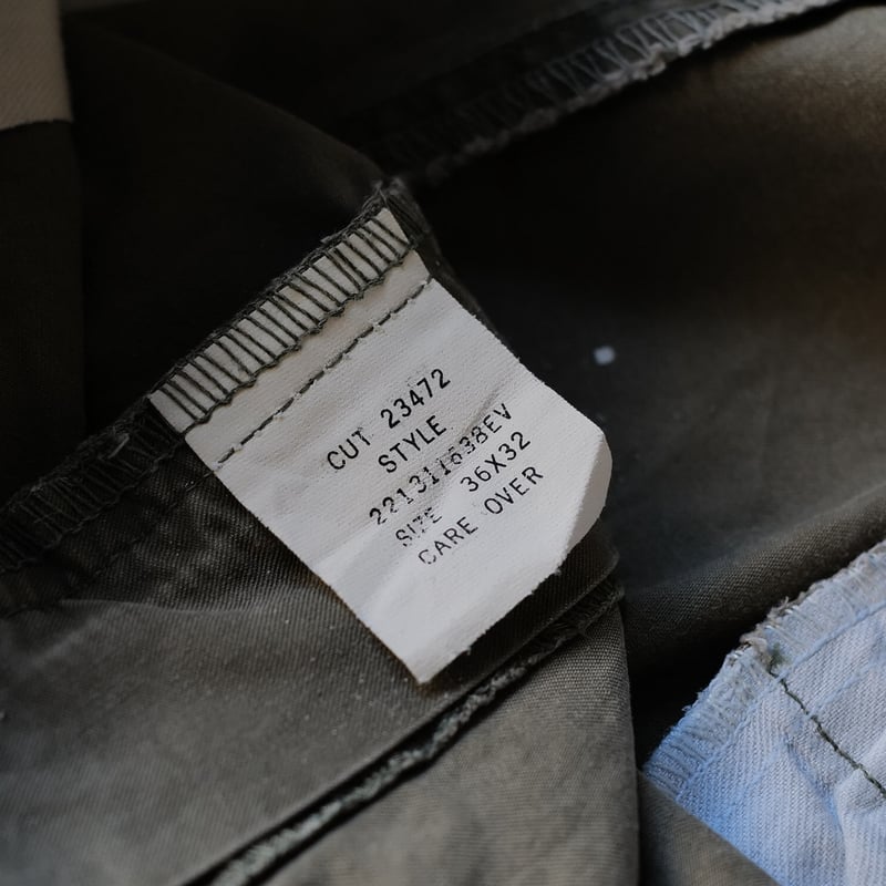 W36 L32] VINTAGE POLO CHINO 2tuck Pants_Milita
