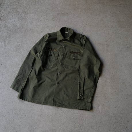 ［16 1/2 XL fit］USARMY Olive Green "BIG" Shirt_deadstock_no.2