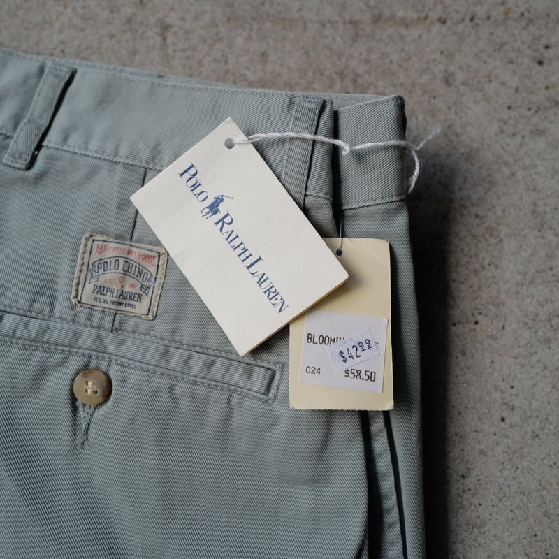 VINTAGE POLO CHINO 2tuck PANTS