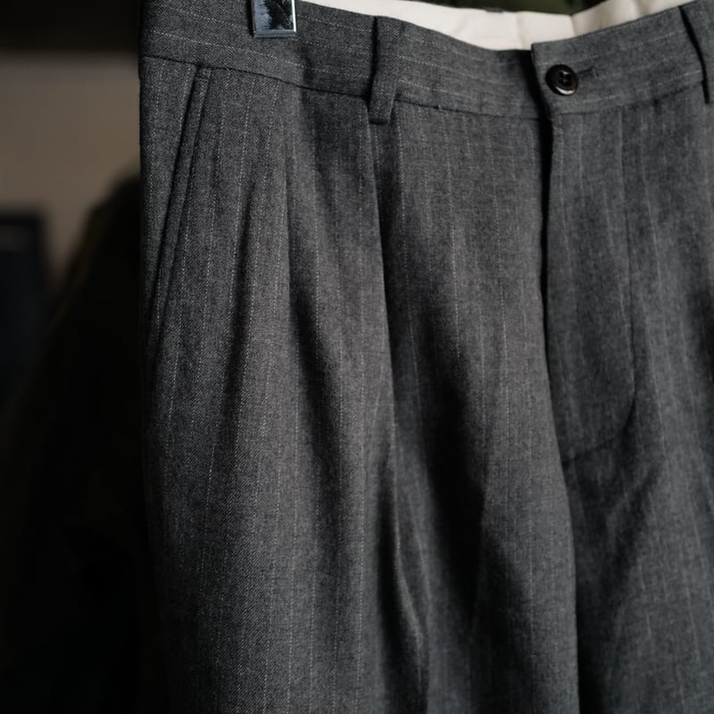 anytee classics] Officer Pants_Flannel Stripe