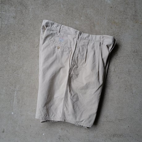 [W38] POLO CHINO SHORTS 2tuck_80-90s vintage_no.3
