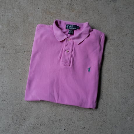 ［L］POLO SHIRT_MADE IN USA_80-90s vintage_no.34