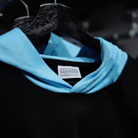 [anytee classics] "Black Mint" Two Tone Hoodie