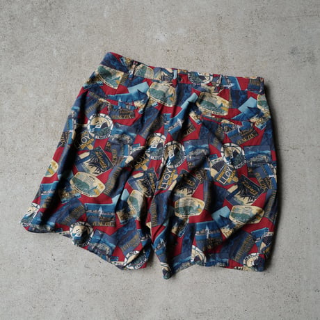 [W34] POLO 2tuck shorts_made in USA_80-90s vintage_no.42