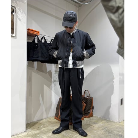 "Super Black" Shrink MA-1_Purple Rib_no.6