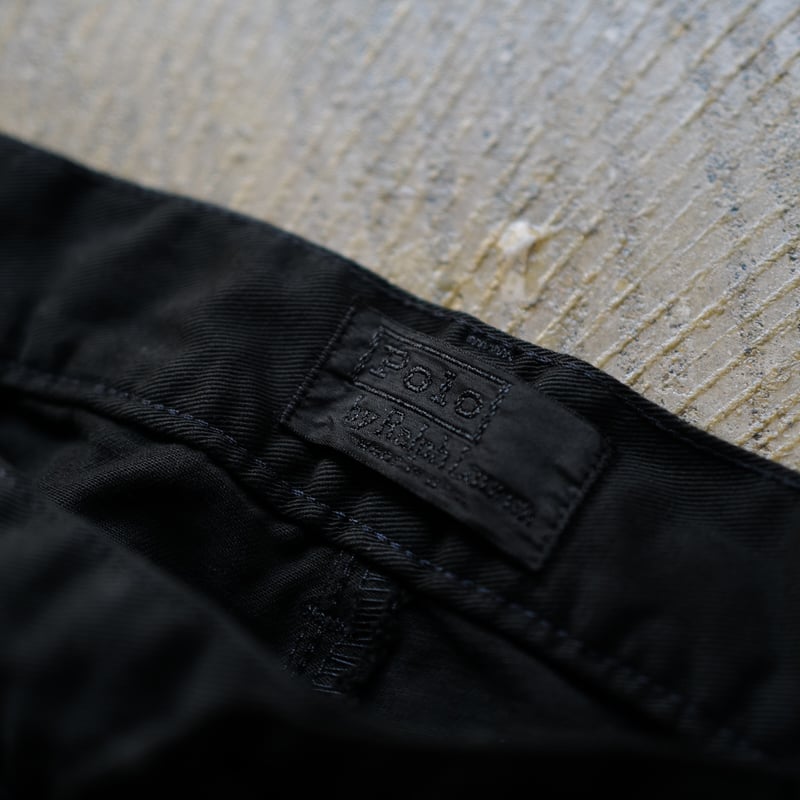 Anytee Super Black VINTAGE ラルフローレン パンツ Super Black_BIG CHINO PANTS by Polo Ralph Laure