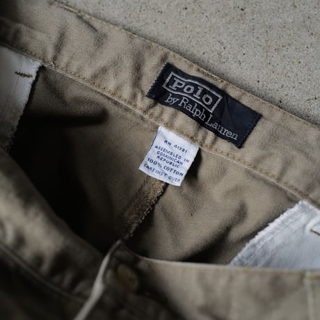 [W34 L30] POLO CHINO 2tuck PANTS_90s vintage_no.6