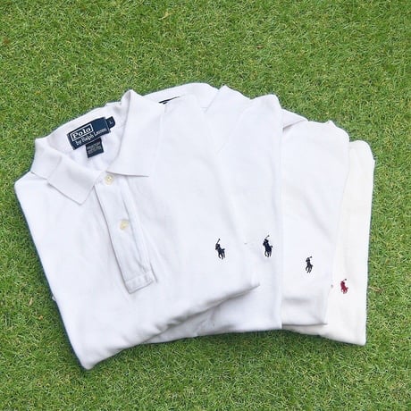［L］POLO SHIRT_MADE IN USA_80-90s vintage_no.25